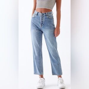 PacSun Light High Waisted Straight Leg Jeans